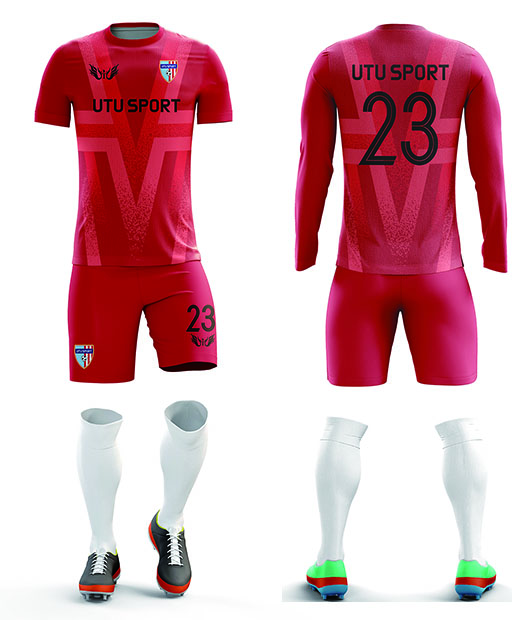 유투 전사유니폼 아틀레티코마드리드형 [상,하의세트] / 101B