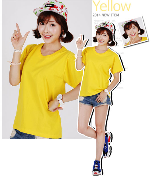 면 30수 라운드 티셔츠 (반팔/긴팔) (아동용,성인용)