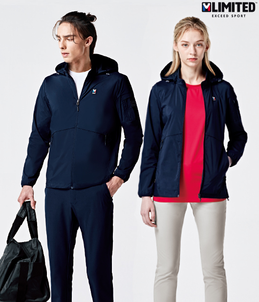 엠리밋 스판 바람막이 / 21562 / 네이비