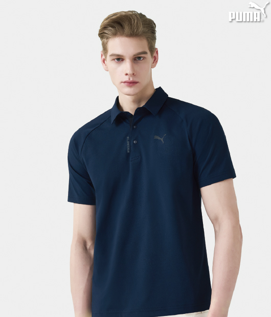 푸마 카라 반팔티셔츠 / 5286 / 네이비